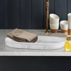 Marble Patterned Amenity Tray - Nu Steel -Bathroom Accessories Store GUEST f607893d 8366 4fb3 887c 8c3e2afd9b8d
