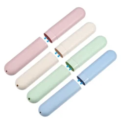 Unique Bargains Toothbrush Travel Case Traveling PP Portable Toothbrush Holders Cases For Business 8.07''x1.22''x0.83'' Green Blue Beige Pink 4pcs 10 Unique Bargains Toothbrush Travel Case Traveling PP Portable Toothbrush Holders Cases For Business 8.07''x1.22''x0.83'' Green Blue Beige Pink 4pcs -Bathroom Accessories Store GUEST f699f4ac 211d 49e0 ae49 6fafcbc1240a