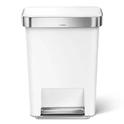 Simplehuman 45L Rectangular Liner Rim Plastic Step Trash Can -Bathroom Accessories Store GUEST f776e128 d7d6 4de6 a4c7 55a1994433cd