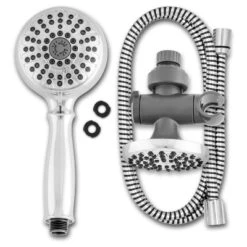 PowerSpray Combination Shower Head 8+1 Dual-mode Chrome - Waterpik -Bathroom Accessories Store GUEST f8c4f4b5 b737 41a9 bcd1 57a4cf47c33e