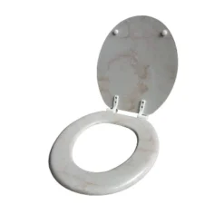 Marble Print Toilet Seat - J&V TEXTILES -Bathroom Accessories Store GUEST f9c6f581 16f4 4362 89e9 f3d5d6153001