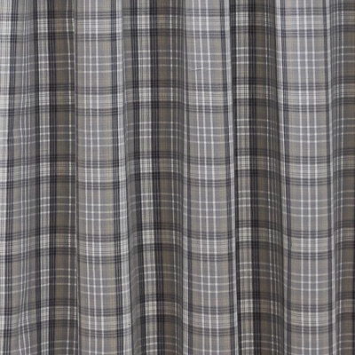 Park Designs Hartwick Shower Curtain - Gray 4 Park Designs Hartwick Shower Curtain - Gray - Image 2