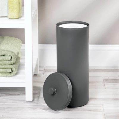 MDesign Toilet Paper Holder Canisters 3 MDesign Toilet Paper Holder Canisters