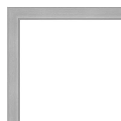 41" X 30" Non-Beveled Vista Brushed Nickel Narrow Bathroom Wall Mirror - Amanti Art 4 41" X 30" Non-Beveled Vista Brushed Nickel Narrow Bathroom Wall Mirror - Amanti Art - Image 2